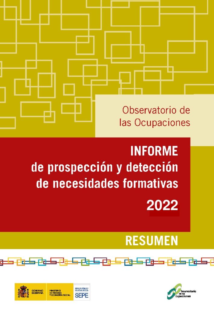 Informe de prospección y detección de necesidades formativas 2022